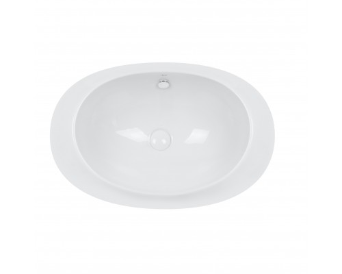 Раковина Qtap Leo 660x425x250 White з донним клапаном QT11114032W