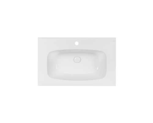 Раковина Qtap Albatross 5H 800х500х210 White з донним клапаном QT01115080HW