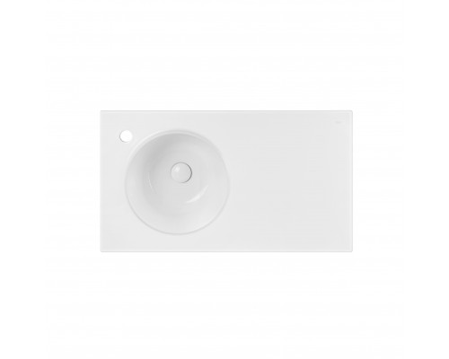 Раковина Qtap Virgo 800х460х300 White з донним клапаном QT1811FL8130ALLW