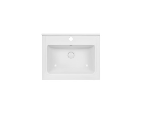 Раковина Qtap Albatross Q 600х480х230 White з донним клапаном QT01115060QW