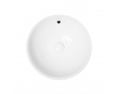 Раковина-чаша Qtap Robin 410х410х180 White з донним клапаном QT1311A004W