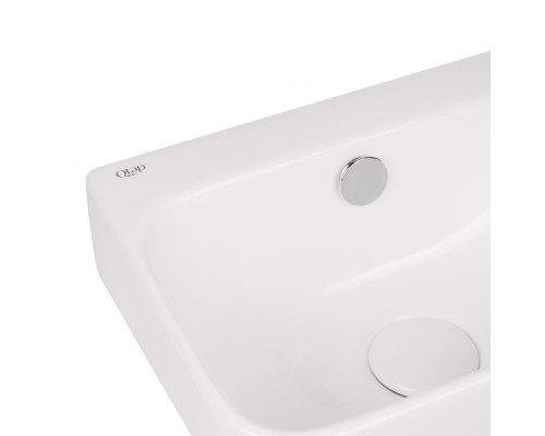 Раковина Qtap Tern 450х260х155 White з донним клапаном QT17115117RW