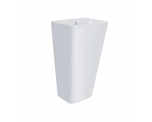 Раковина для підлоги моноблок Qtap Tern 440х380х830mm White з донним клапаном QT1711G302W