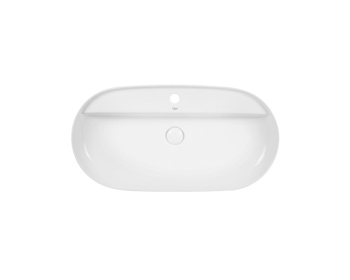 Раковина-чаша Qtap Scorpio 815х410х135 White з донним клапаном QT142203PW