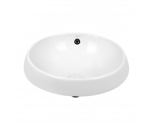 Раковина Qtap Jay 475х475х200 White з донним клапаном QT0711K305W