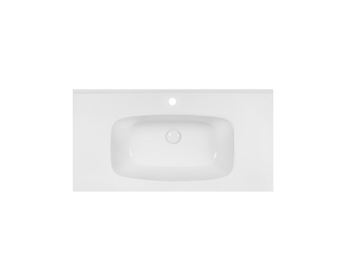 Раковина Qtap Albatross 5H 1000х500х210 White з донним клапаном QT01115100HW