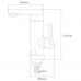 Кран-водонагрівач проточний HZ 3.0кВт 0.4-5бар для кухні гусак прямий на гайці (W) AQUATICA (HZ-6B243W)